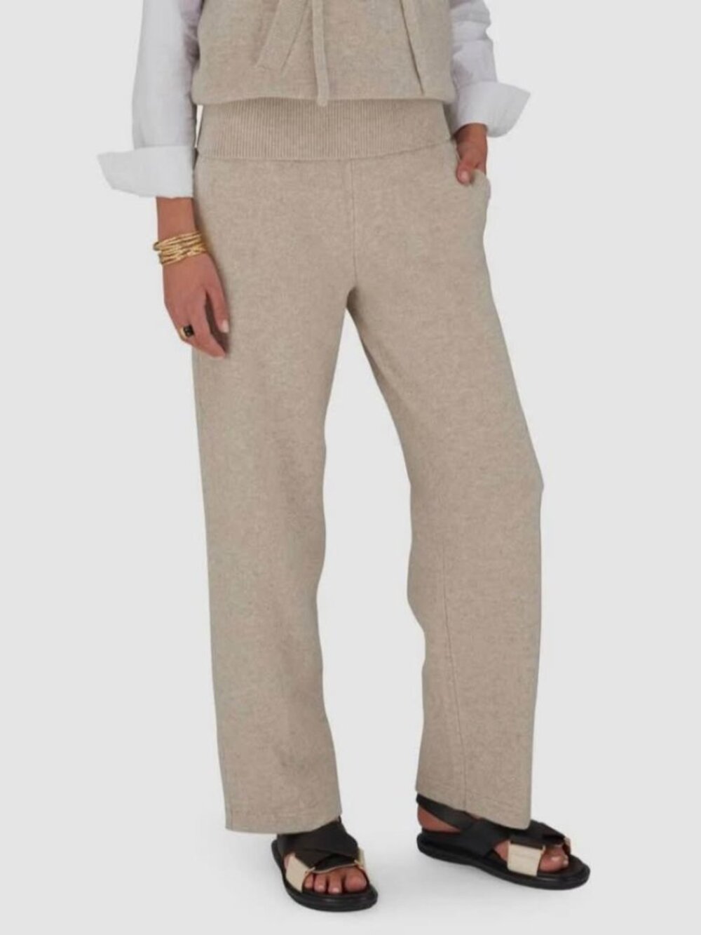 Isabel Marant Etoile Women's Gray Julia Wool Sweat Pants Size 38/US 6